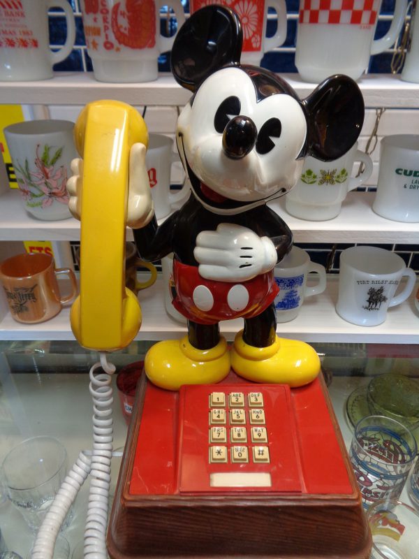 Vintage ミッキー マウス 電話機 - 【ash】 アメリカンスタイルハウス